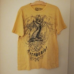 Anthem of Rock Yellow Graphic T-shirt